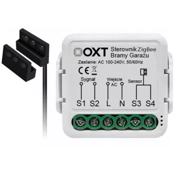 OXT T250G ZigBee μονάδα αισθητήρα γκαραζόπορτας με μαγνητική επαφή για TUYA Smart Life