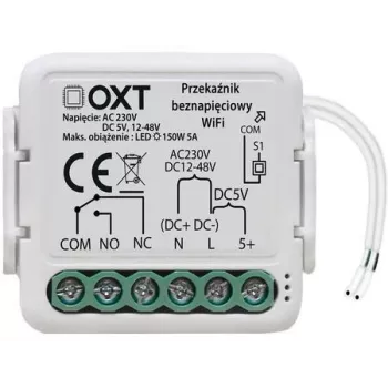 OXT T210DC Mini Smart Wi-Fi ρελέ χωρίς δυναμικό 1 καναλιού 10A AC 230V DC 5V 12-48V Tuya Smart Life