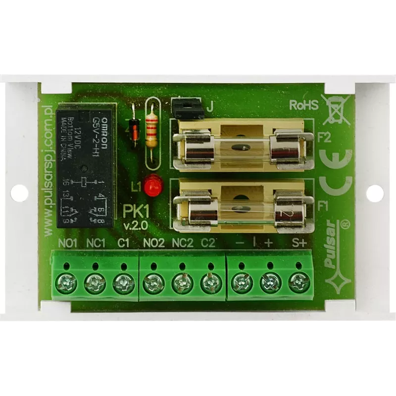 PULSAR AWZ513 μονάδα ρελέ SPDT 2A 10-30V DC ράγα DIN