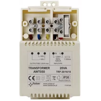 Pulsar AWT050 TRP τοροειδής μετασχηματιστής 20VA 16V/18V