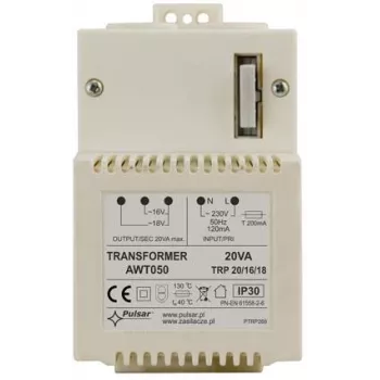 Pulsar AWT050 TRP τοροειδής μετασχηματιστής 20VA 16V/18V