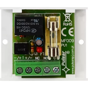 PULSAR AWZ510 μονάδα ρελέ - 1x SPDT, πηνίο 12V DC, 1A
