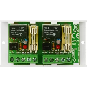 PULSAR AWZ512 μονάδα ρελέ 2x SPDT 12V DC