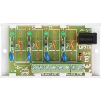 PULSAR AWZ575 μονάδα ασφάλειας 8 καναλιών 1A γυάλινη ασφάλεια 10-30V DC