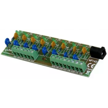 PULSAR AWZ579 μονάδα ασφάλειας 16 καναλιών 1A γυάλινες ασφάλειες