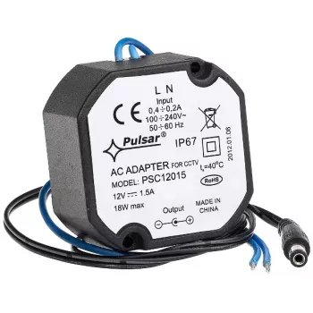 PULSAR PSC12015 στεγανό τροφοδοτικό switching 12V/1,5A 18W IP67