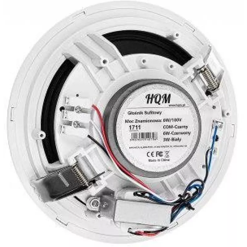 HQM HQM-SO616 ηχείο οροφής 6W - γραμμή 100V, μεγάφωνο 6,5 inch, λευκό