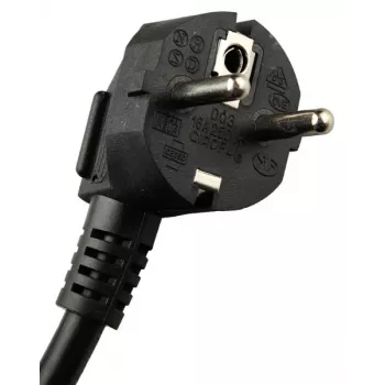 GETFORT LGF-06-Z 19 ιντσών 1U Μονάδα διανομής ρεύματος (PDU) 6 θέσεων Schuko - καλώδιο 1,8 m, 16 A, 230 V, μαύρο