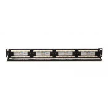 GETFORT PGF-6UTP24-B4 Patch Panel UTP Cat.6 24 θυρών 1U μαύρο