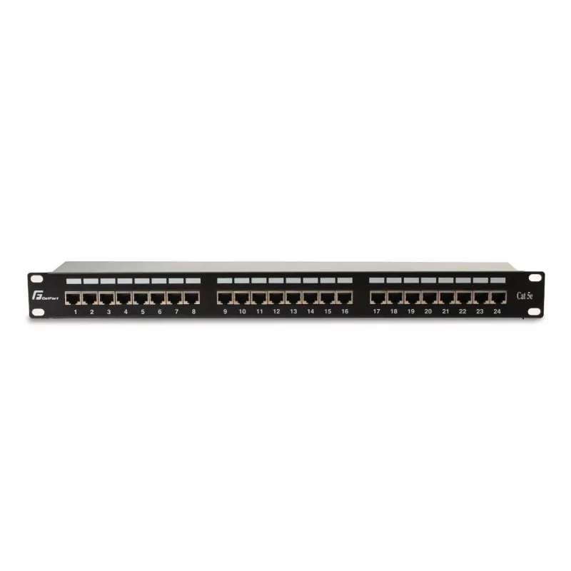GETFORT PGF-5EFTP24-B6 Patch Panel FTP Cat.5e 24 θυρών 1U μαύρο