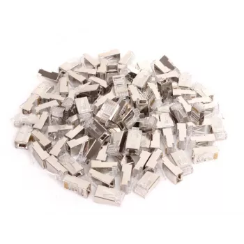 GETFORT RJ45 CAT.5e 8P8C Θωρακισμένα βύσματα (100 τεμ.)