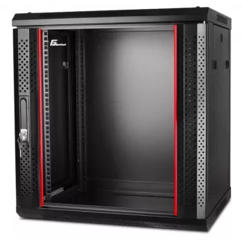 GETFORT CALI 12U 600x600 Ερμάριο rack επιτοίχιας τοποθέτησης 19 ιντσών μαύρο