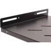 Getfort 45cm 19 ιντσών 1U Σταθερό ράφι για ερμάριο rack - μαύρο