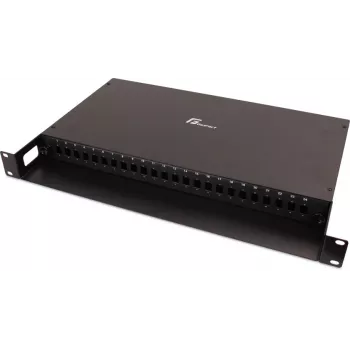 GETFORT GF-FO01-SX 1U 19 inch Patch panel οπτικών ινών 24xSC Simplex με κασέτα συγκόλλησης