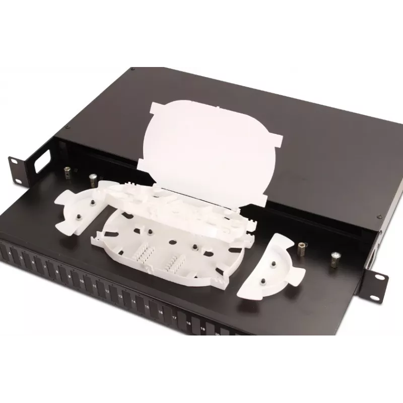 GETFORT GF-FO01-DX 1U 19 inch Patch panel οπτικών ινών 24xSC Duplex με συρτάρι