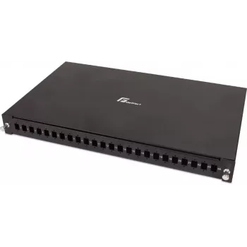 GETFORT GF-FO02-SX Patch panel οπτικών ινών 24-Port SC Simplex 1U 19 inch για rack με συρόμενους οδηγούς