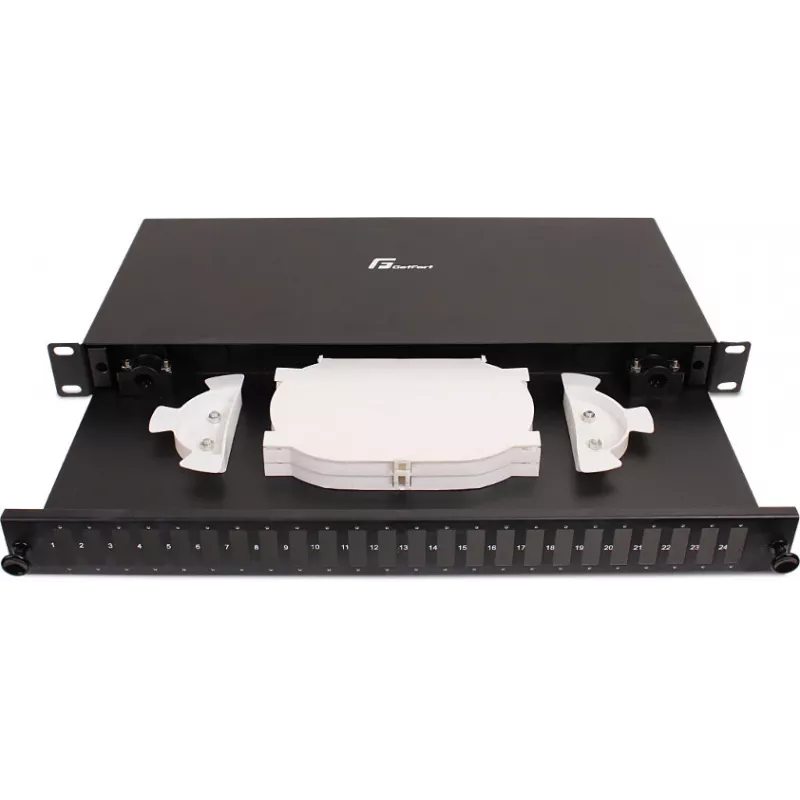 GETFORT GF-FO04-DX 1U 19 inch Σταθερό patch panel οπτικών ινών 24xSC Duplex