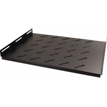 Getfort Σταθερό ράφι 60cm για ερμάριο 1U 19 inch μαύρο 50kg