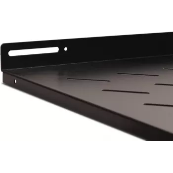 Getfort Σταθερό ράφι rack 100cm 1U 19 inch μαύρο 80kg