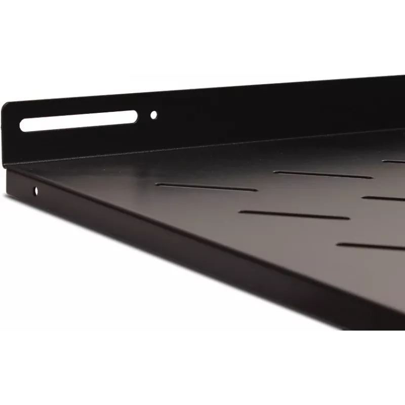 Getfort Σταθερό ράφι rack 100cm 1U 19 inch μαύρο 80kg