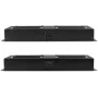Getfort GF-FAN2 Πάνελ ανεμιστήρων rack 1U 19 inch με 2 ανεμιστήρες, μαύρο