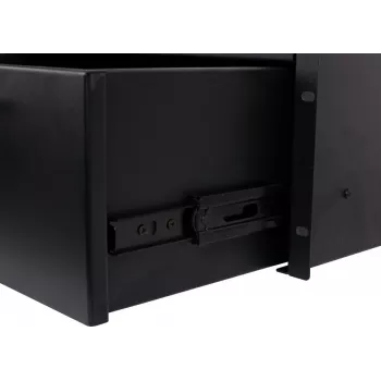 Getfort GF-4U-drawer Συρτάρι rack 4U - 19 inch συρόμενο συρτάρι με κλειδαριά, μαύρο