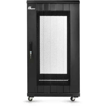 GETFORT 19 inch Ερμάριο δαπέδου 22U 600x800mm διάτρητη πόρτα μαύρο