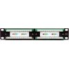 Getfort PGF-5EUTP12-B4 Patch panel 12-Port Cat5e UTP 10 inch 1U μαύρο