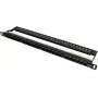 GETFORT PGF-5EUTP24-B7 Patch panel UTP Cat.5e 24 Port 0.5U 19 inch μαύρο