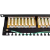 GETFORT PGF-6FTP24-B8 Patch panel FTP Cat.6 24-Port 0.5U μαύρο