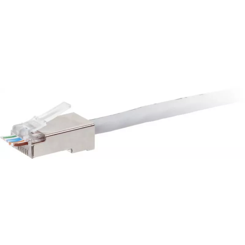 GETFORT RJ45 Cat.5e Shielded Pass-Through Connector 8P8C 100 Τεμάχια