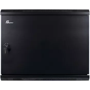 GETFORT CALI 9U 600x600 Ερμάριο Τοίχου για Server με Συμπαγή Πόρτα Χάλυβα - Μαύρο