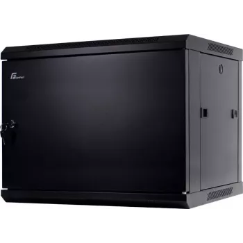 GETFORT CALI 9U 600x600 Ερμάριο Τοίχου για Server με Συμπαγή Πόρτα Χάλυβα - Μαύρο