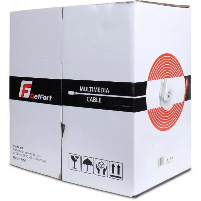GETFORT Cat.5e F/UTP PVC Καλώδιο Δικτύου 305m