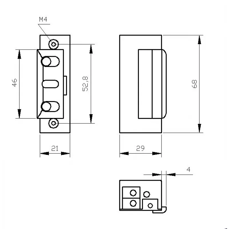 ELEKTRA-PLUS R4 ηλεκτρικός ανοιχτήρας με μπλοκάρισμα 24V 7520
