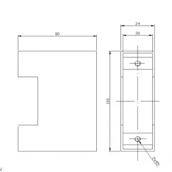 ELEKTRA-PLUS KASETA ELEKTRA R1 Κουτί εξωτερικού ρολού, αλουμίνιο, 165x165 mm, τοποθέτηση χωνευτή/επίτοιχη, χρώματα RAL