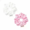 GLOV Satin Scrunchies Small ροζ/μαύρο 2 τεμ.