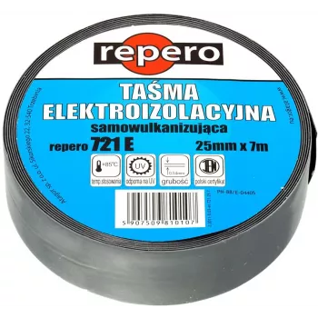 REPERO WTE721EX-0019-07 Αυτοβουλκανιζόμενη ταινία 19mm x 7m Μαύρη