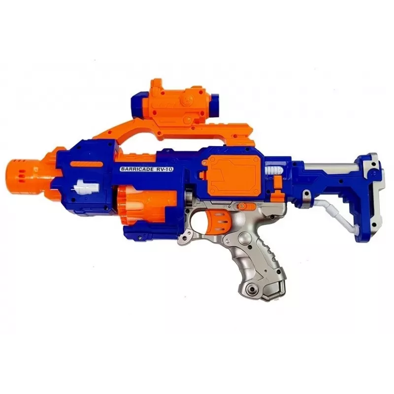 LEAN TOYS Όπλο αφρού με περιστρεφόμενο στόχο 45 cm