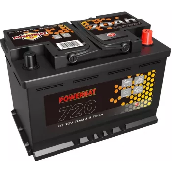 POWERBAT L3 12V 70Ah AGM Μπαταρία Start-Stop