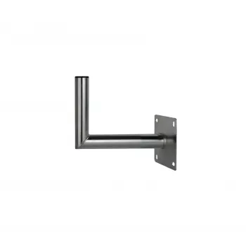 CORAB USL-48/250AL Γωνιακή βάση τοίχου για ιστό 48mm, προεξοχή 250mm, Αλουμίνιο, Ασημί