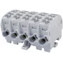 SIMET SIMBLOCK SCB 25-5X μπλοκ διανομής Al/Cu 1x25mm² είσοδος 5x1,5-16mm² έξοδος γκρι