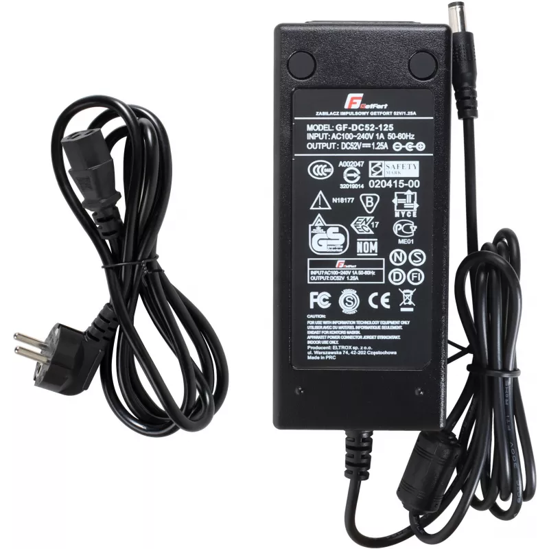 GETFORT 52V 1.25A 65W τροφοδοτικό switching
