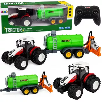 LEAN TOYS τηλεχειριζόμενο αγροτικό τρακτέρ με ψεκαστήρα υγρού λιπάσματος 1:24