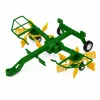 LEAN TOYS Τηλεχειριζόμενο Τρακτέρ με Χτένι RC Φώτα 1:24