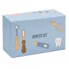LEAN TOYS Ξύλινο Σετ Οδοντιάτρου Μικρός Οδοντίατρος