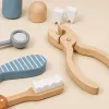 LEAN TOYS Ξύλινο Σετ Οδοντιάτρου Μικρός Οδοντίατρος