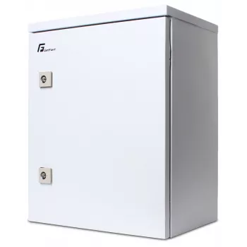 Getfort Hermetic Επιτοίχιο Ντουλάπι Rack 10 ιντσών 6U 330x230mm IP54 Ανοιχτό Γκρι