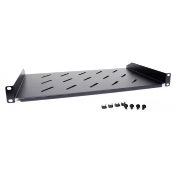 Getfort Ράφι βάσης 19 ιντσών 1U 270mm μαύρο