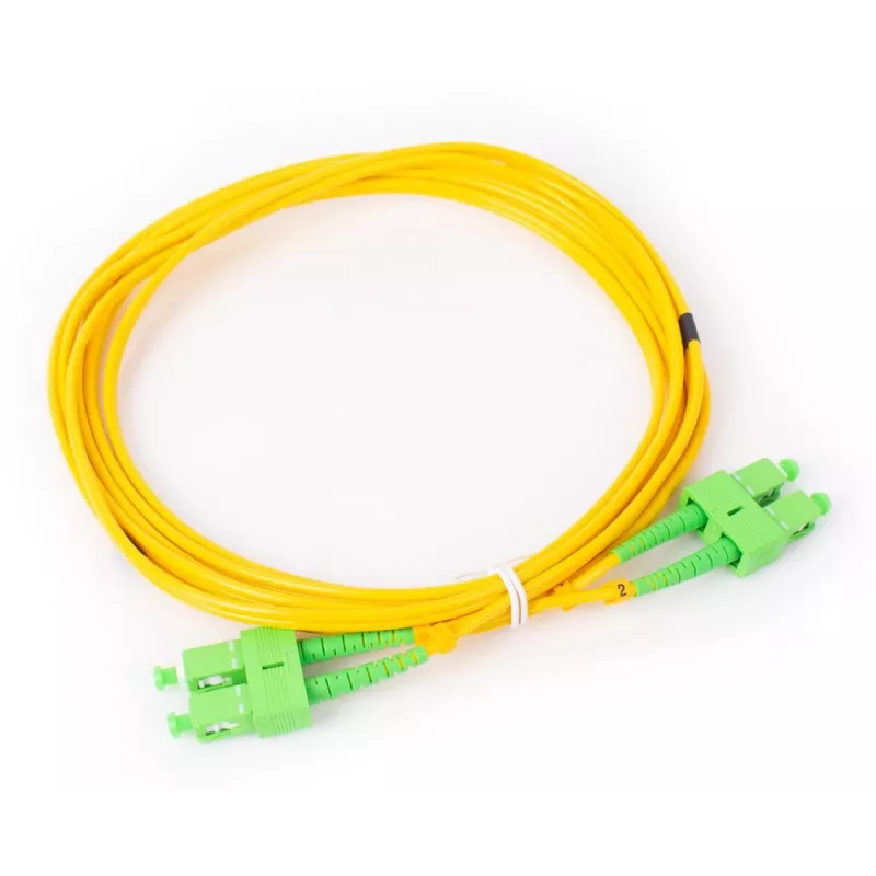 GETFORT GF-SASAD3 Καλώδιο patch οπτικής ίνας Singlemode SC/APC σε SC/APC Duplex 3m